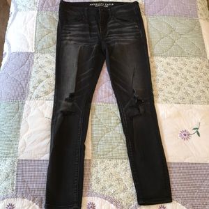 Light black super stretchy jeans